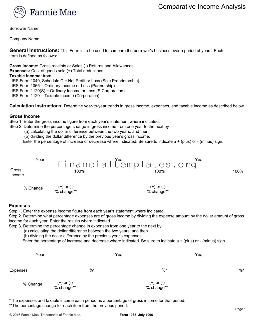 Get 1088 Tax Form