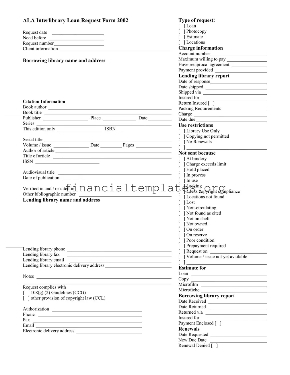 Get Ala Loan Request Form