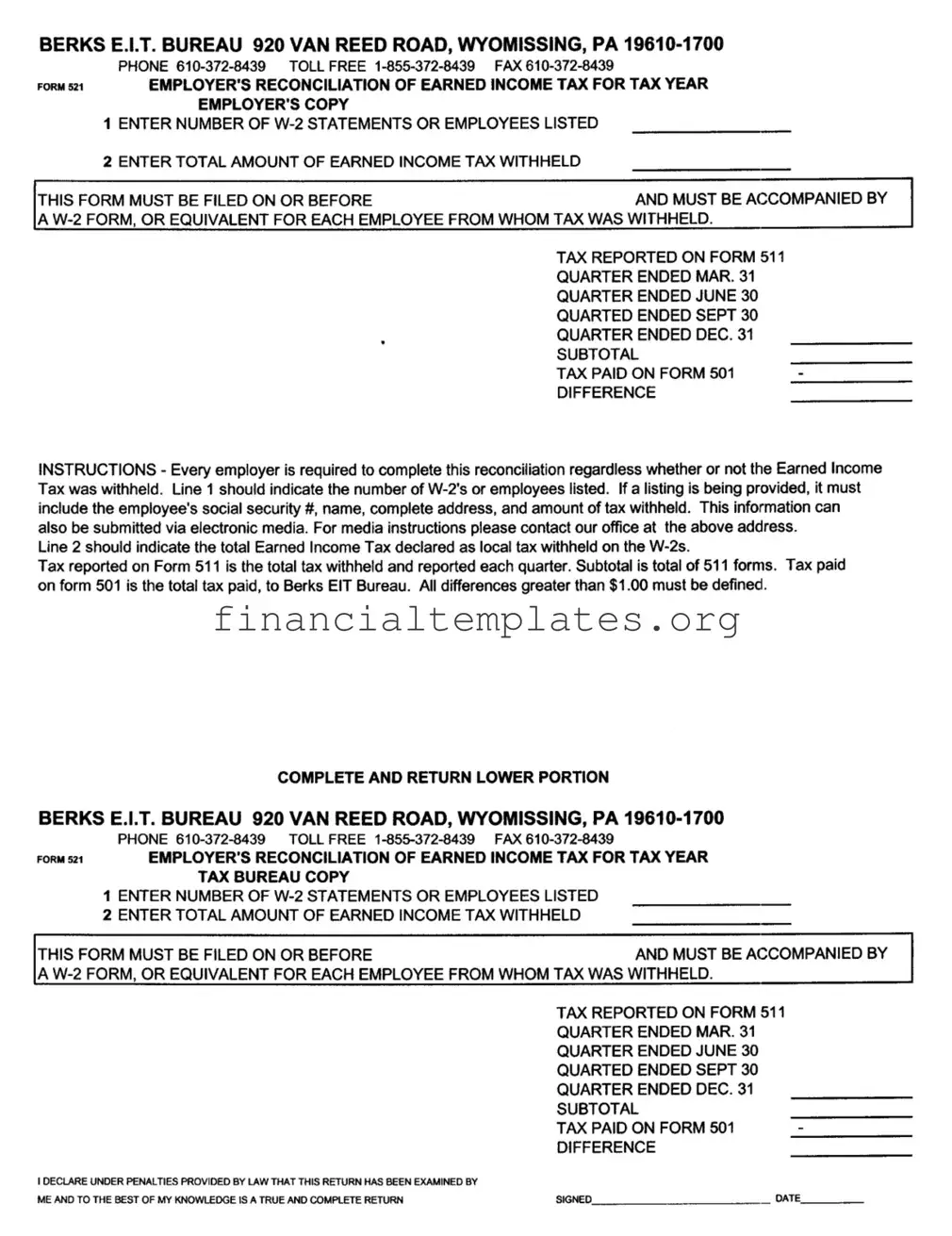 Get Berks Tax Form