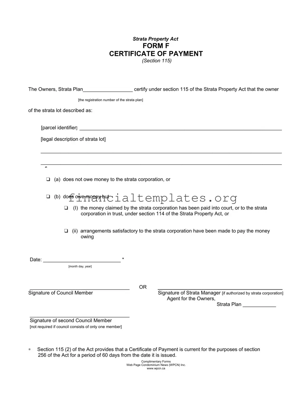 Get F Payment Form