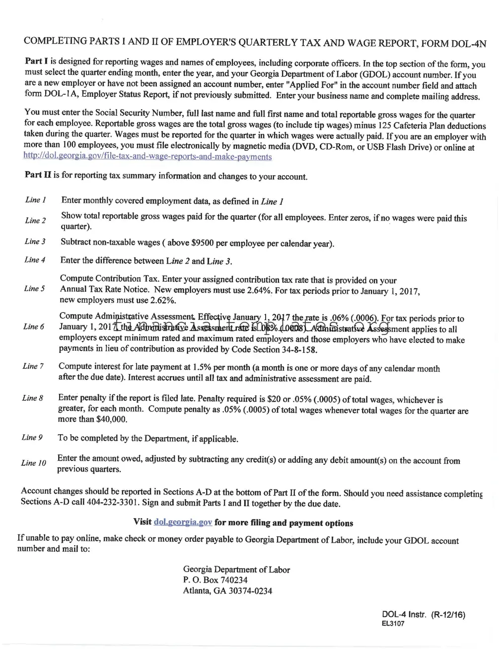 Get Ga Tax Wage Report Form