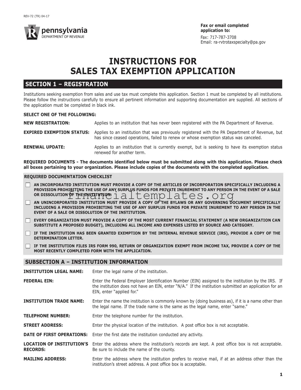 Get How To Get A Pa Tax Exempt Number Form