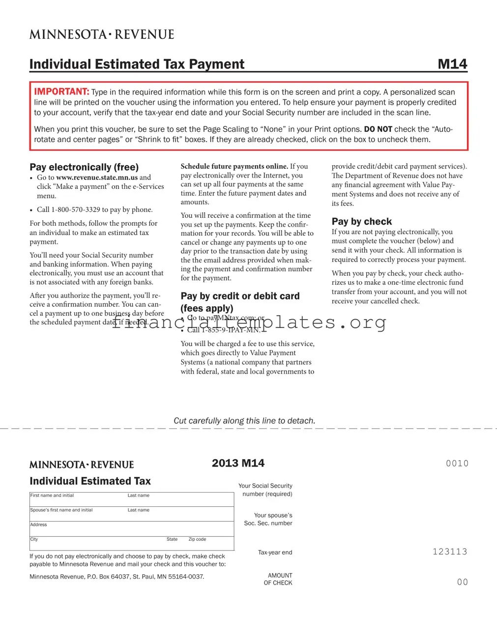 Get Individual Estimated Tax Payment Form