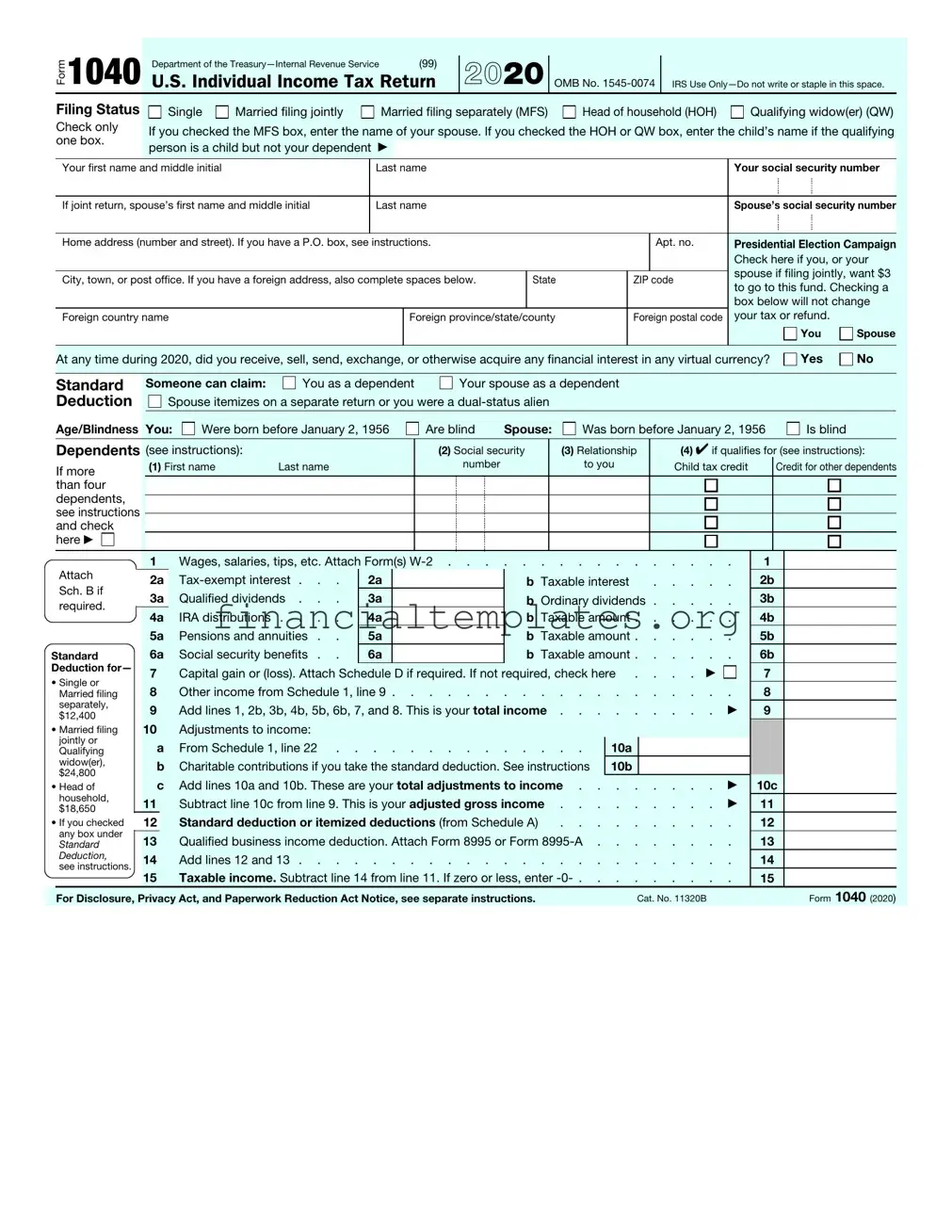 Get IRS 1040 Form