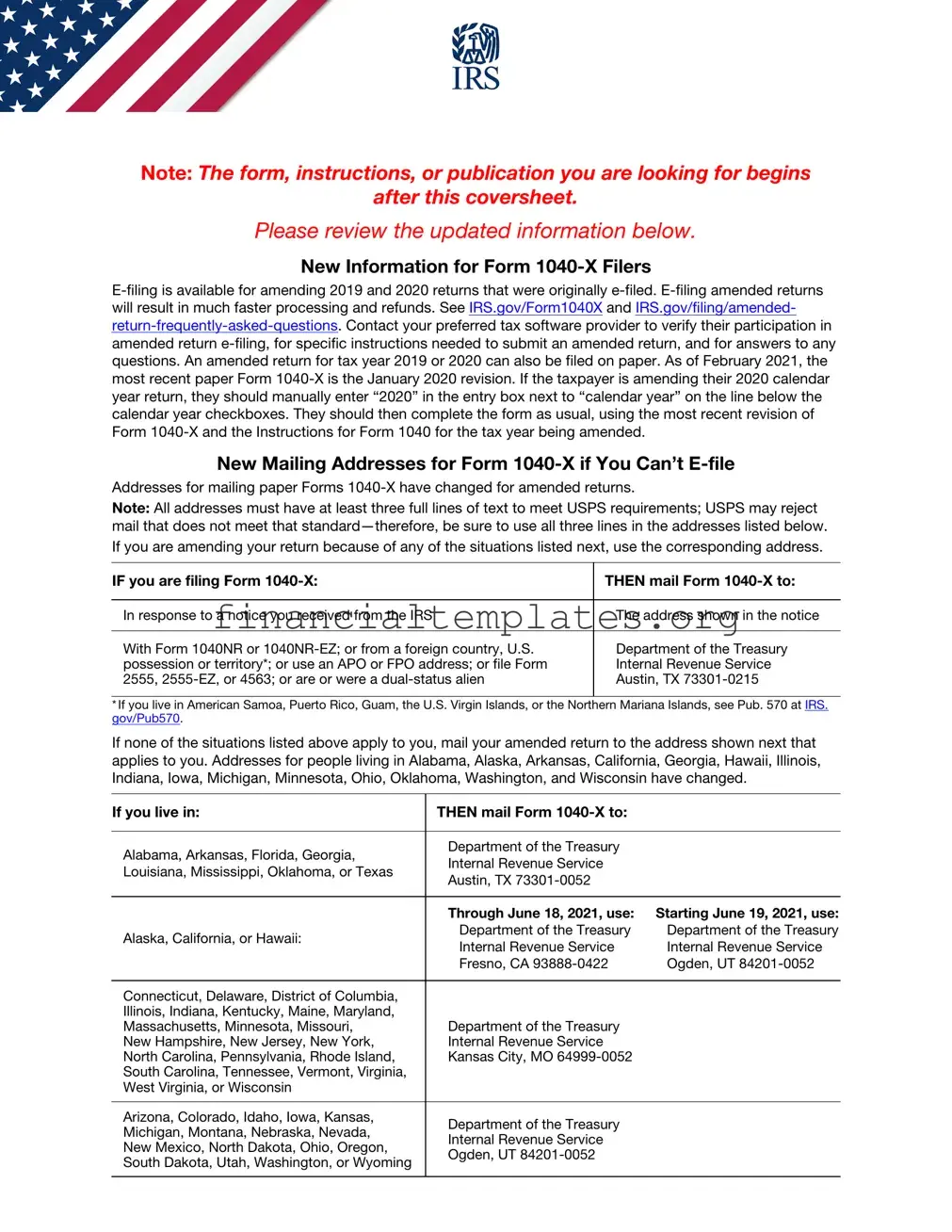 Get IRS 1040-X Form