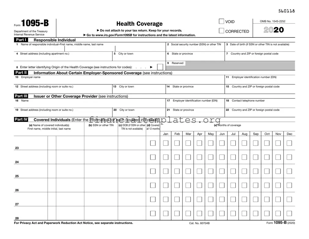 Get IRS 1095-B Form