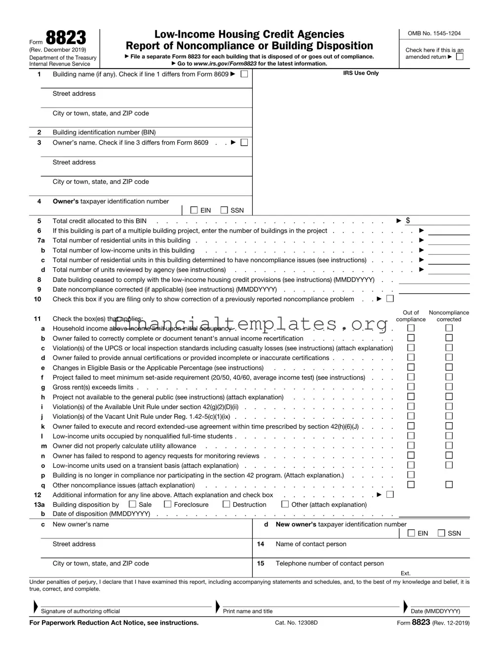 Get Irs 8823 Form