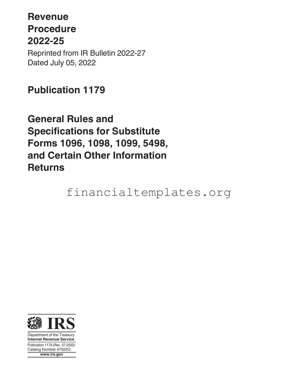 Get Irs Publication 1179 Form