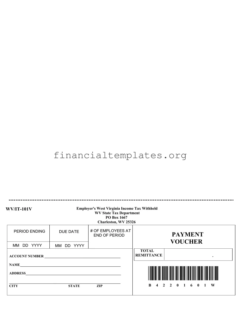 Get It 101V Payment Voucher Form