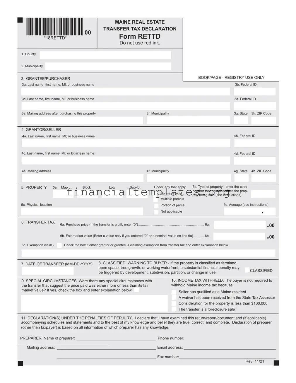 Get Maine Tax Form