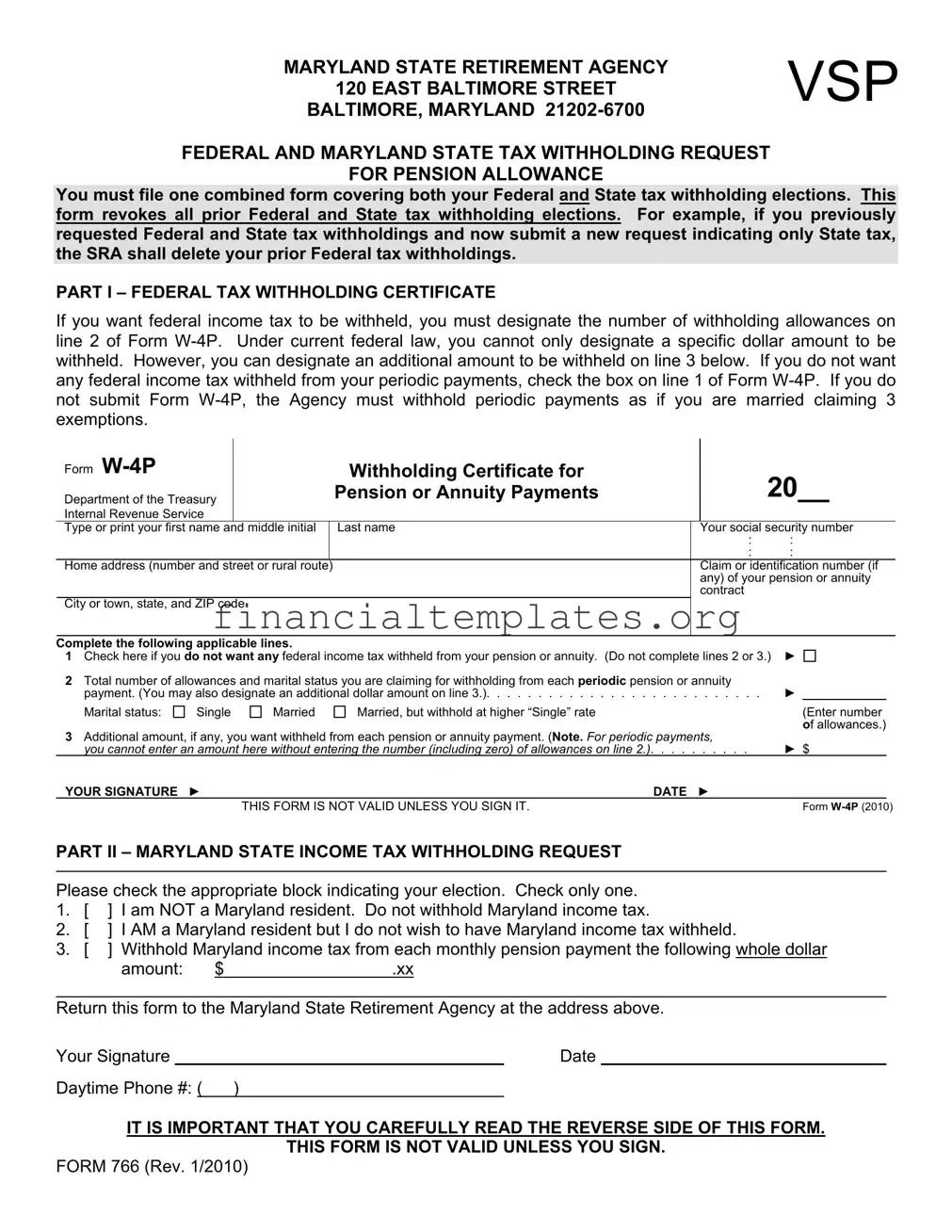 Get Maryland Tax 766 Form