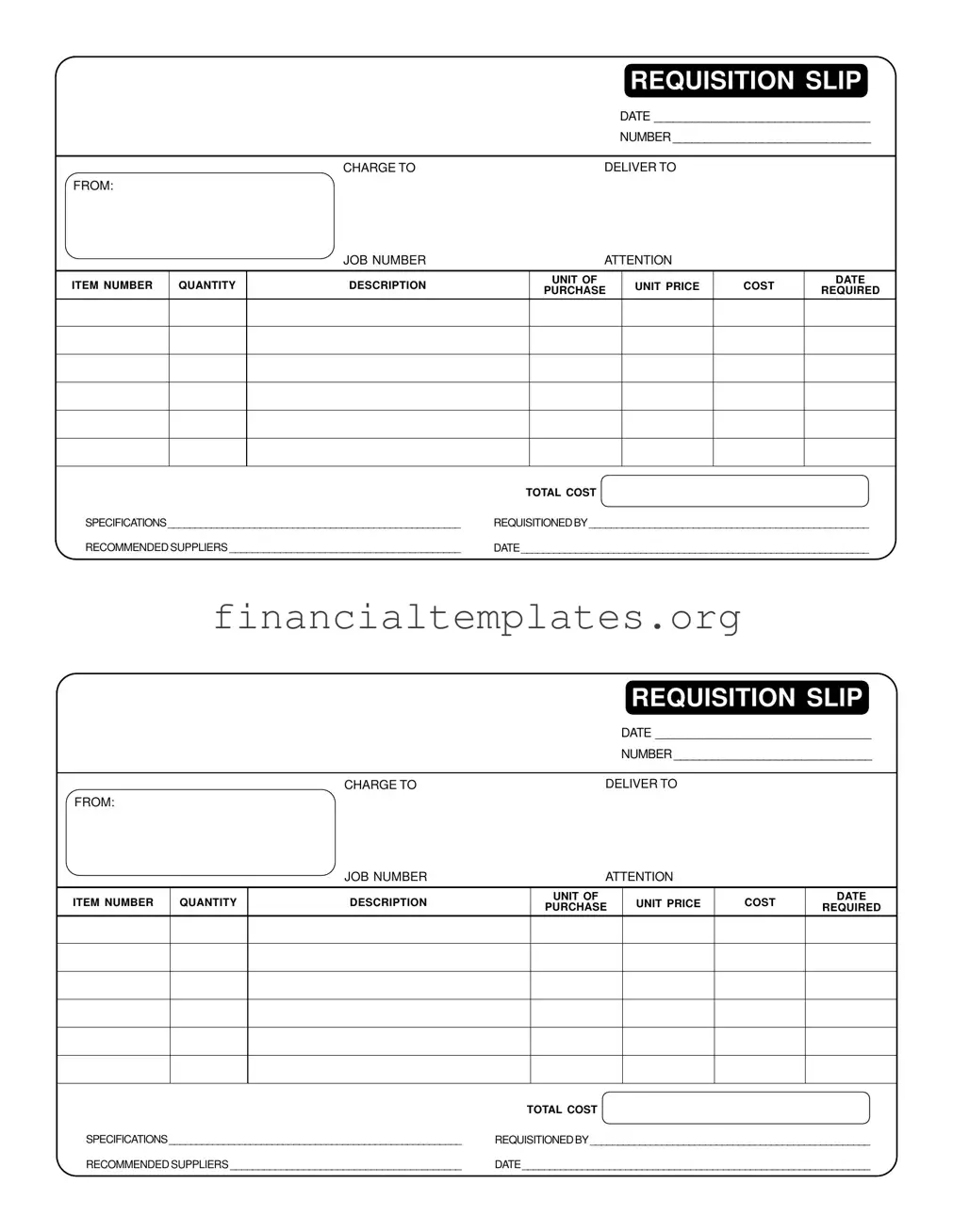 Get Payment Requisition Form