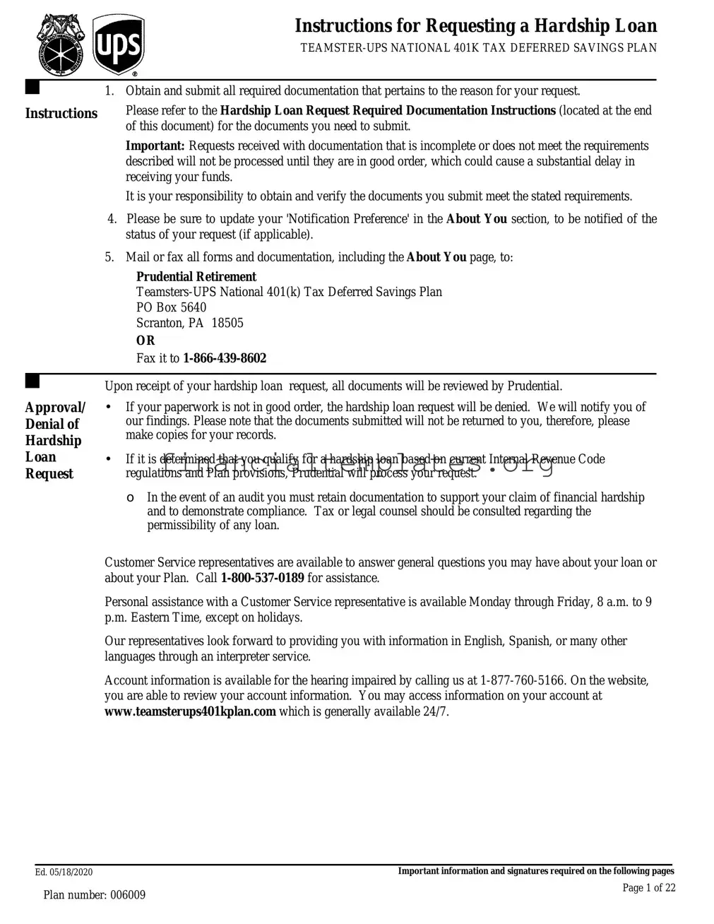 Get Prudential 401K Loan Form