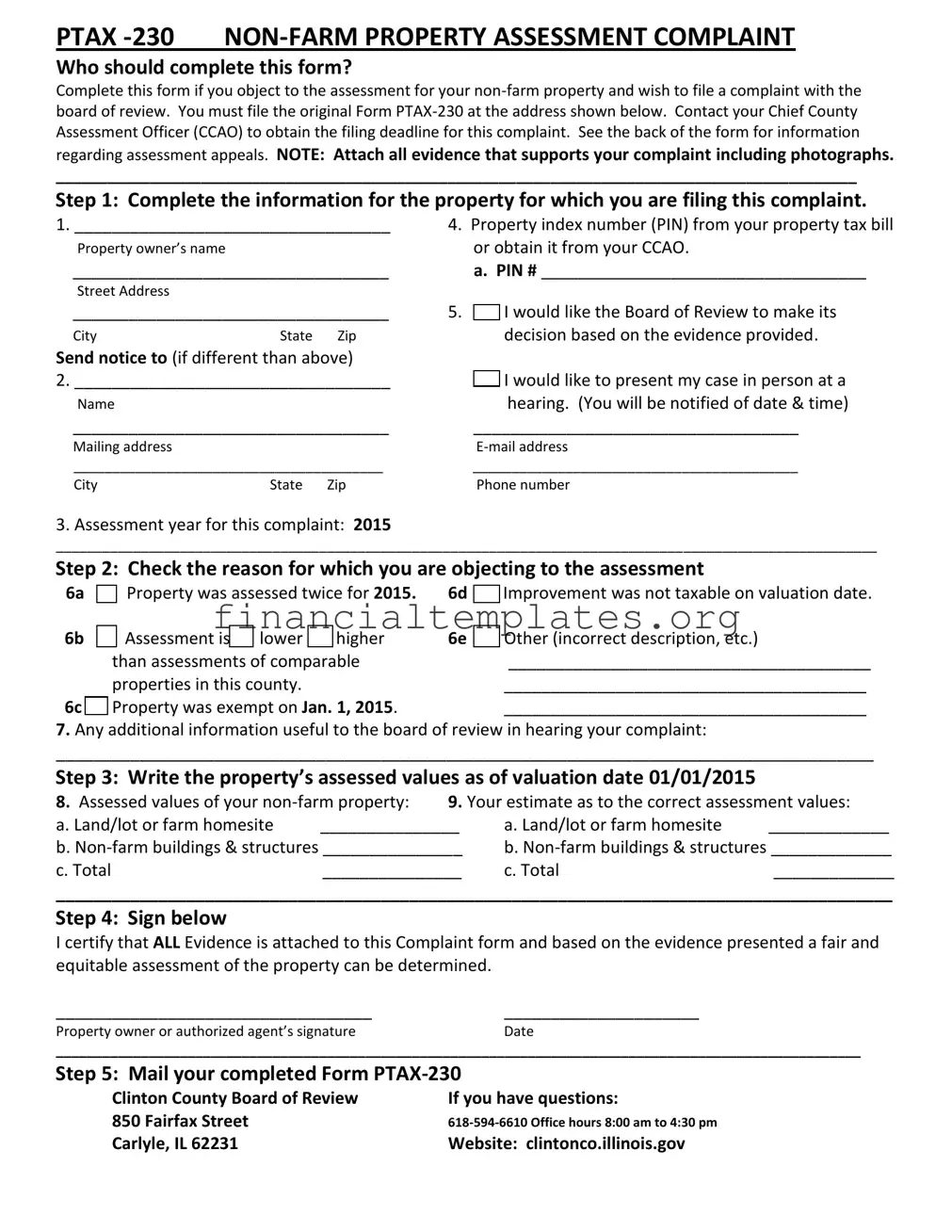 Get Ptax 230 Form