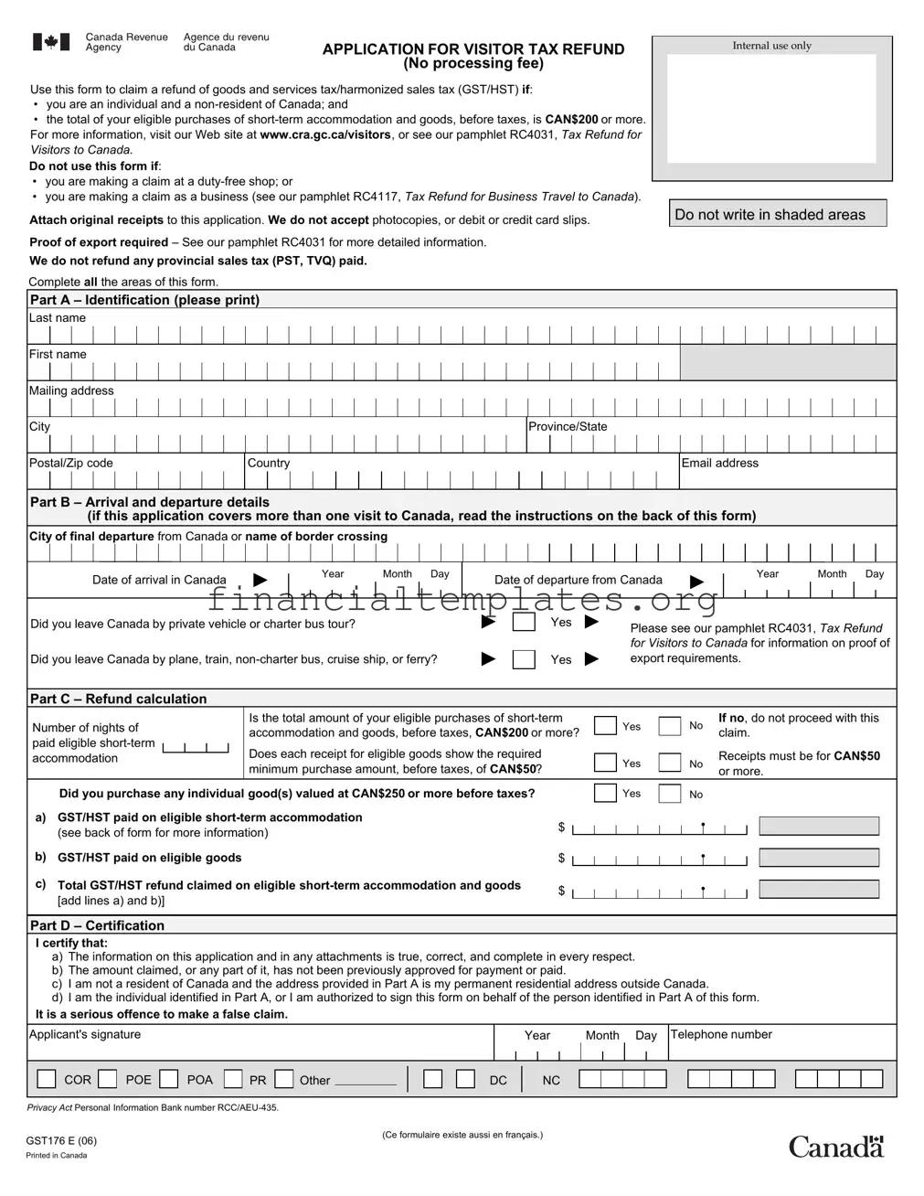 Get Rc4031 Tax Refund Form