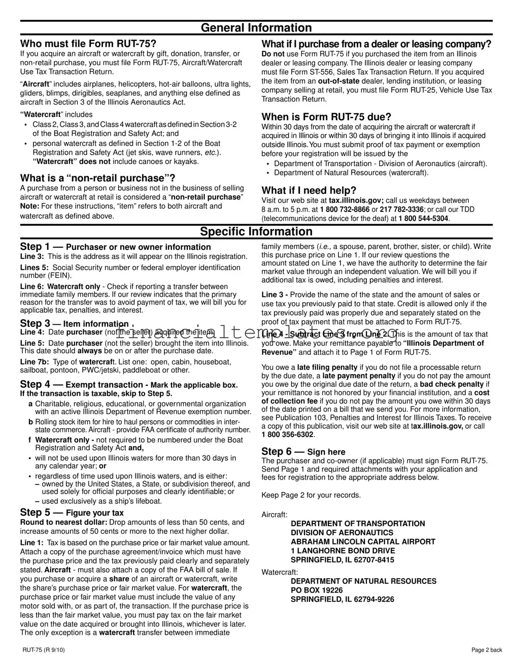 Get Rut 75 Tax Form