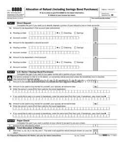 Get IRS 8888 Form