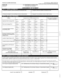 Get Assignment Of Payment Form