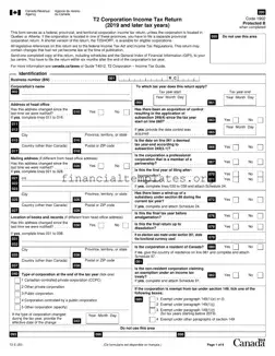 Get Canada T2 Tax Form