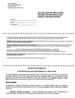Get City Of Massillon Income Tax Form