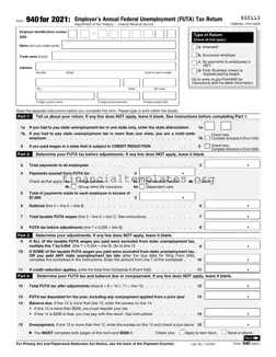 Get IRS 940 Form
