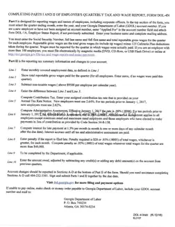 Get Ga Tax Wage Report Form