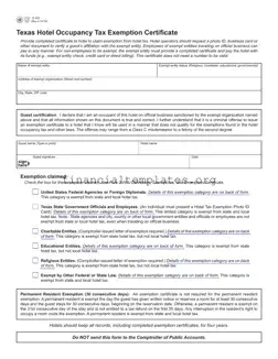 Get Hotel Tax Exemption Missouri Form