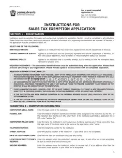 Get How To Get A Pa Tax Exempt Number Form