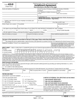 Get IRS 433-D Form
