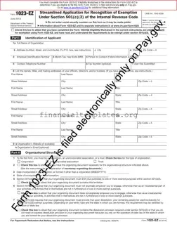 Get IRS 1023-EZ Form