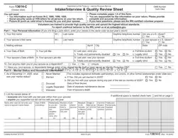 Get IRS 13614-C Form