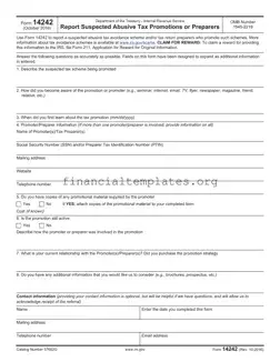 Get Irs 14242 Form