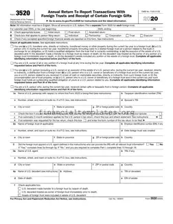 Get IRS 3520 Form