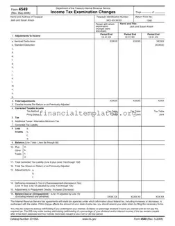 Get Irs 4549 Form