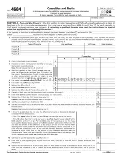 Get IRS 4684 Form