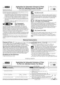 Get IRS 4868 Form