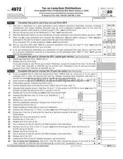 Get IRS 4972 Form