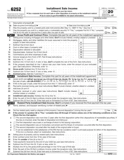 Get IRS 6252 Form
