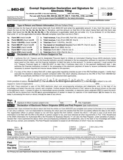 Get Irs 8453 Eo Form