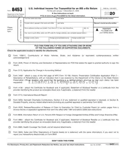 Get IRS 8453 Form