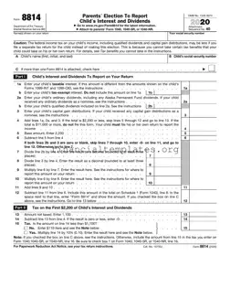 Get IRS 8814 Form