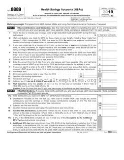 Get IRS 8889 Form