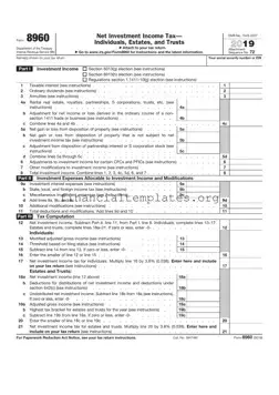 Get IRS 8960 Form