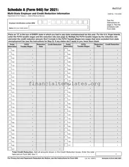 Get Irs 940 Schedule A Form