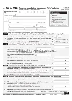 Get IRS 940 Form