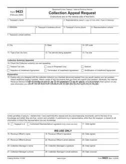 Get IRS 9423 Form