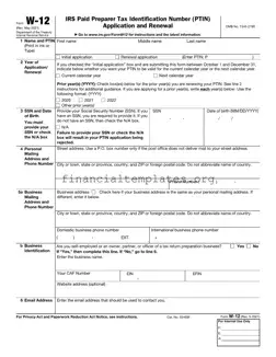 Get Irs Gov Ptin Renewal Form
