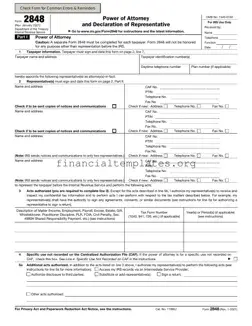 Get IRS Power of Attorney ( 2848) Form