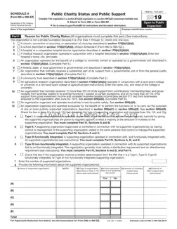 Get IRS Schedule A 990 or 990-EZ Form