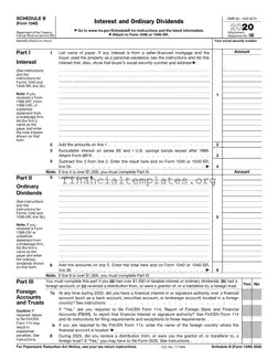 Get IRS Schedule B 1040 Form